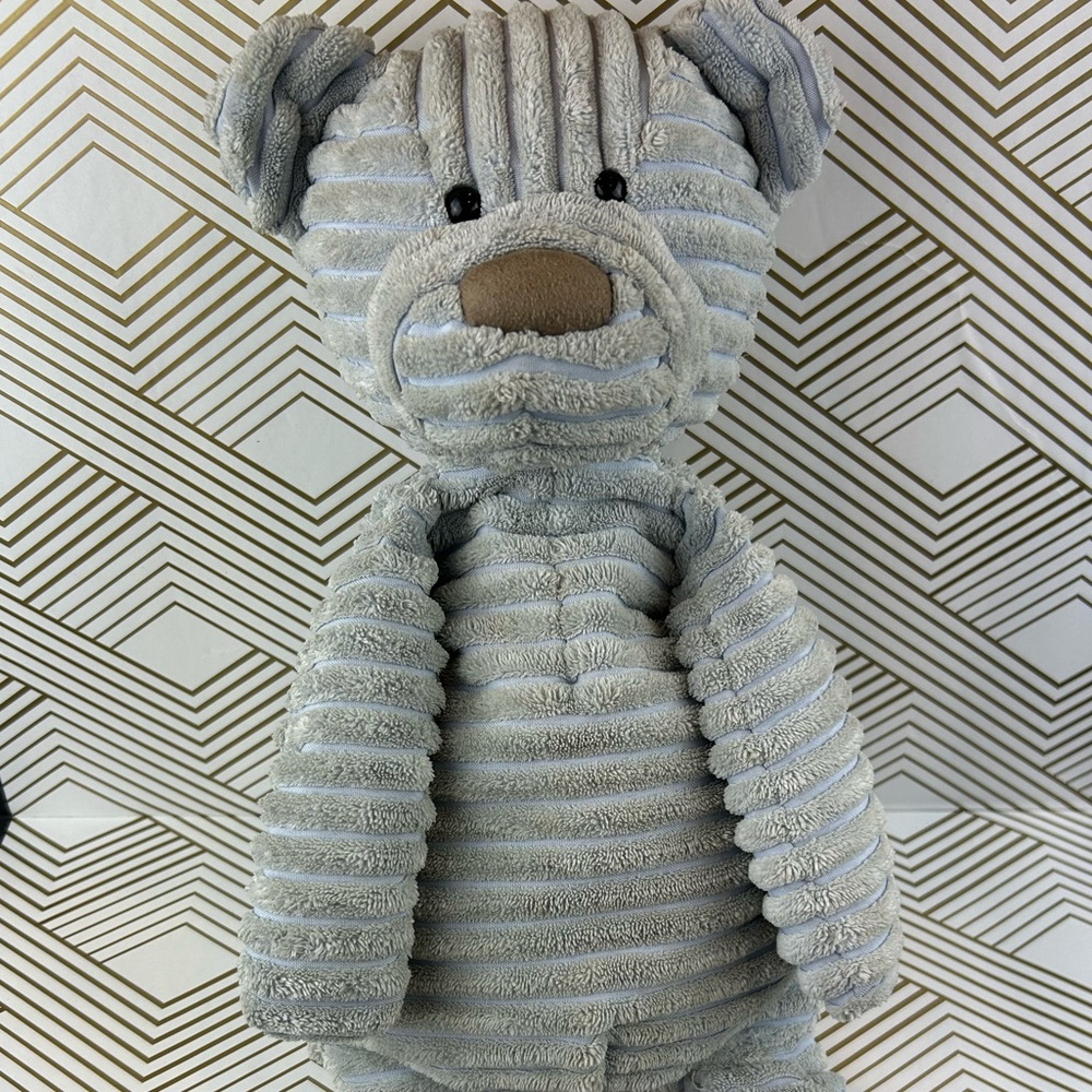 Jellycat Blue Baby Cordy Roy Bear Plush Retired Collectible 16"